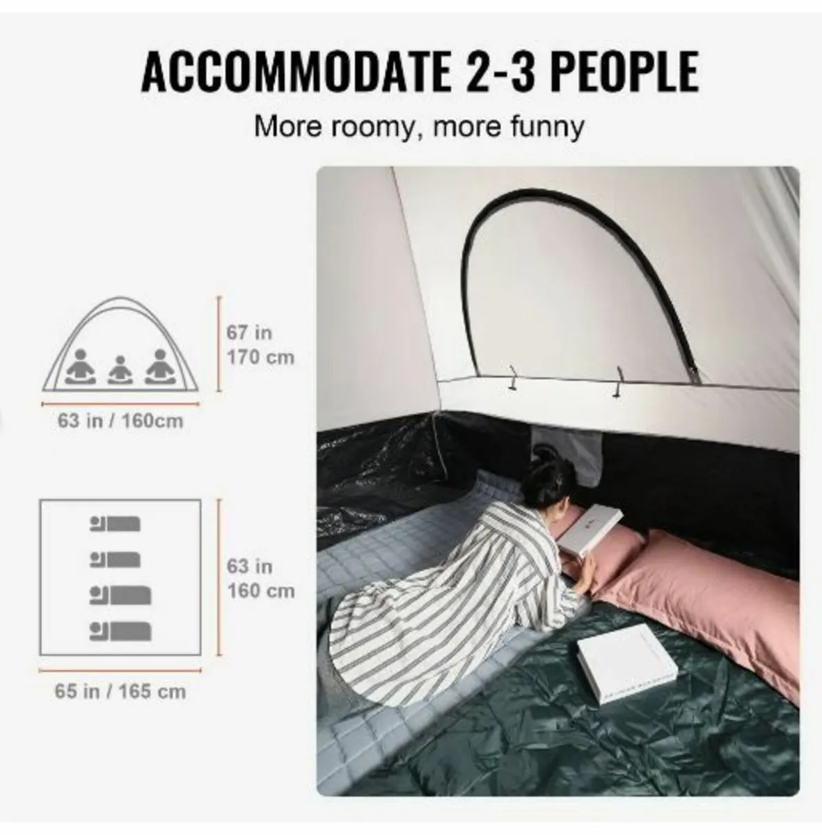 Truck Bed Tent, 5.5'-6' Pickup Truck Tent - Image 4