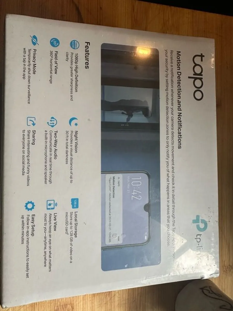 C200 Tapo Pan/Tilt Home Security Wifi Camera - Image 4
