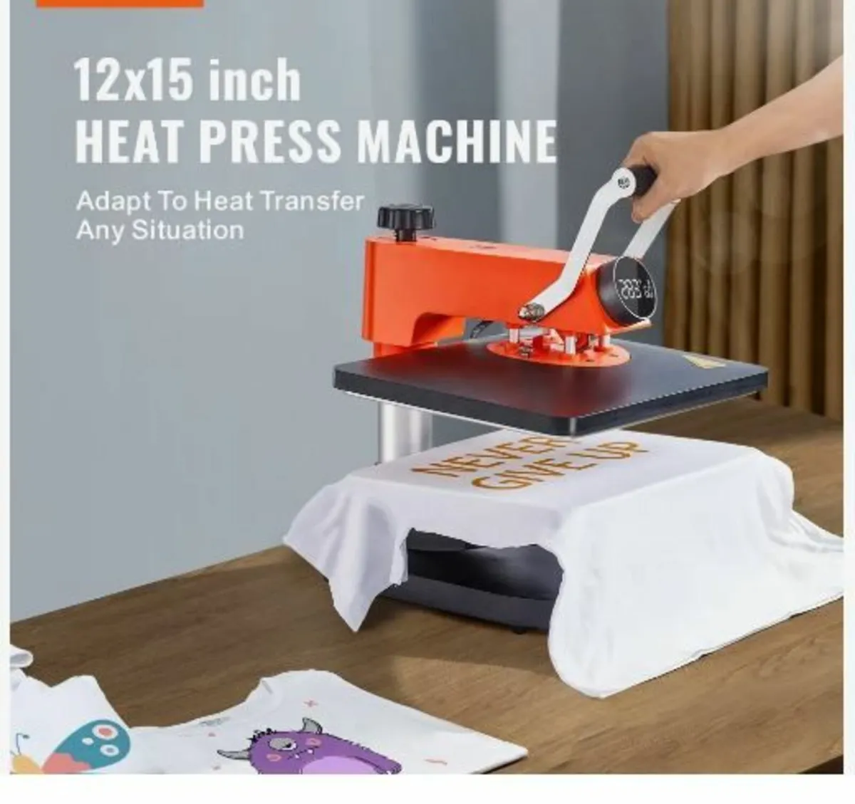 Heat Press Machine 12x15in/30.5x38.1 cm - Image 2