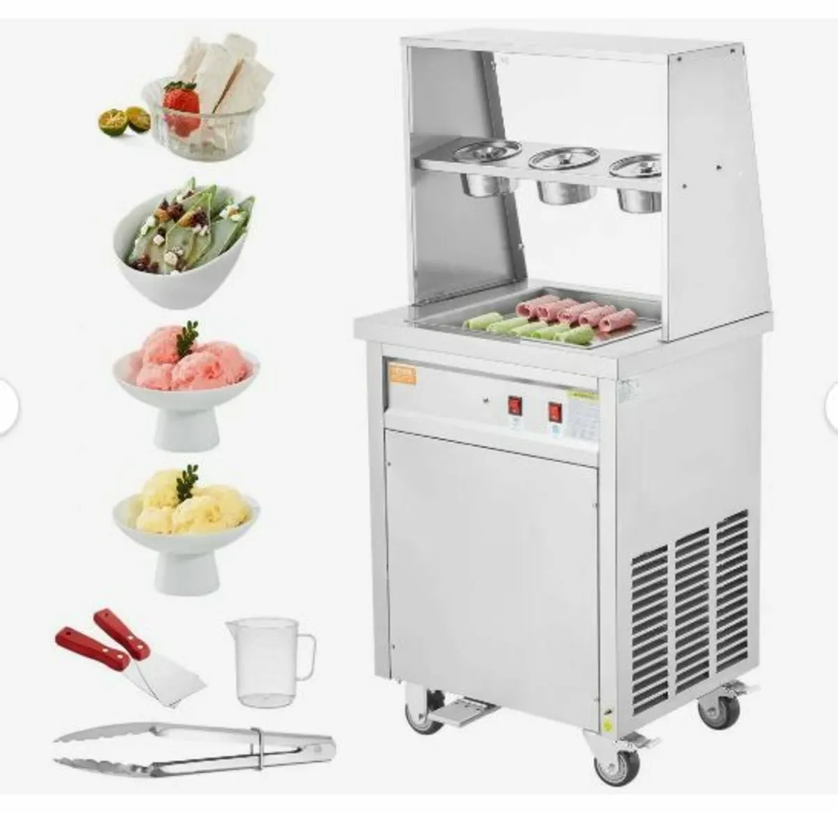 Fried Ice Cream Roll Machine - Image 1