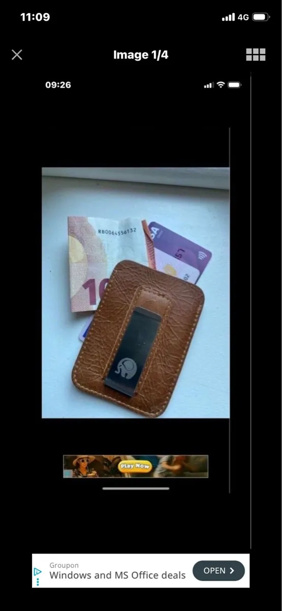 New Card & Note Leather Wallet - Image 1