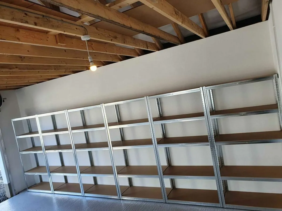 5 Tier Shelving Racking Units Garages Sheds Office - Image 2