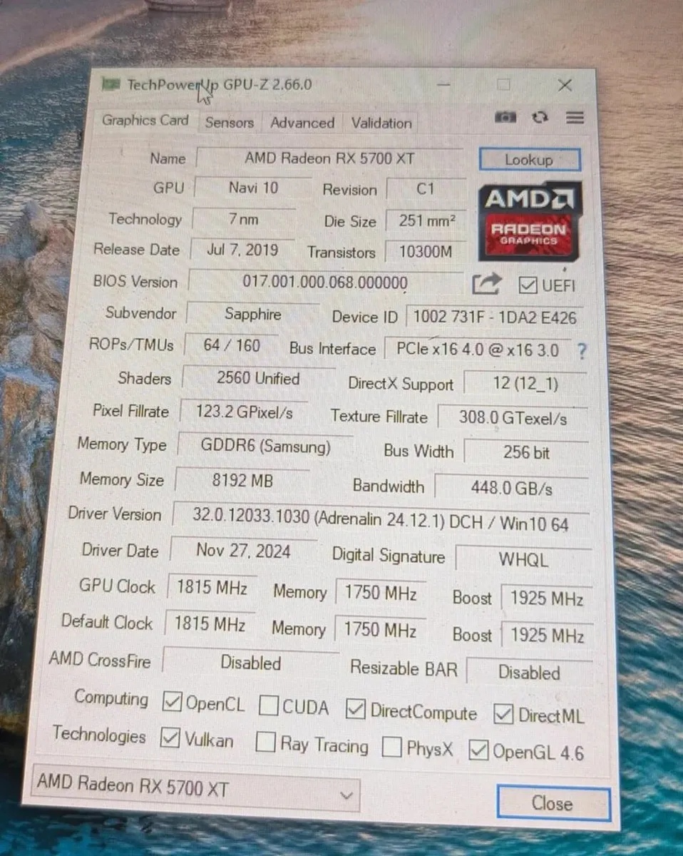 RX 5700XT 8 GB GDDR6 - Image 2