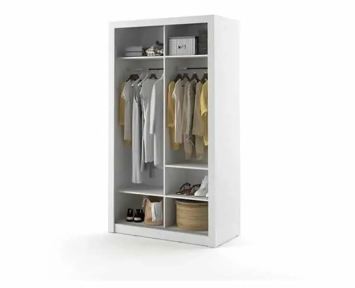 Denmark Sliderobe 1.2m Grey - Image 2