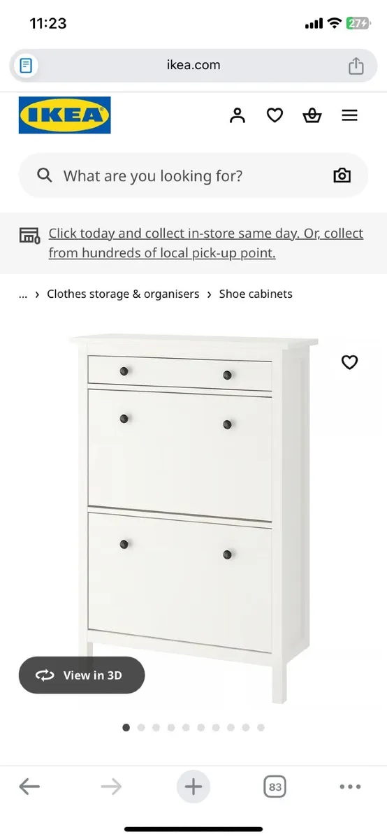 IKEA Shoe Cabinet - Image 1