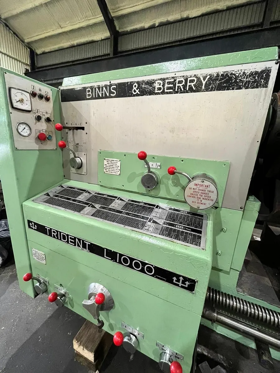 Binns and Berry Trident Lathe - Image 2