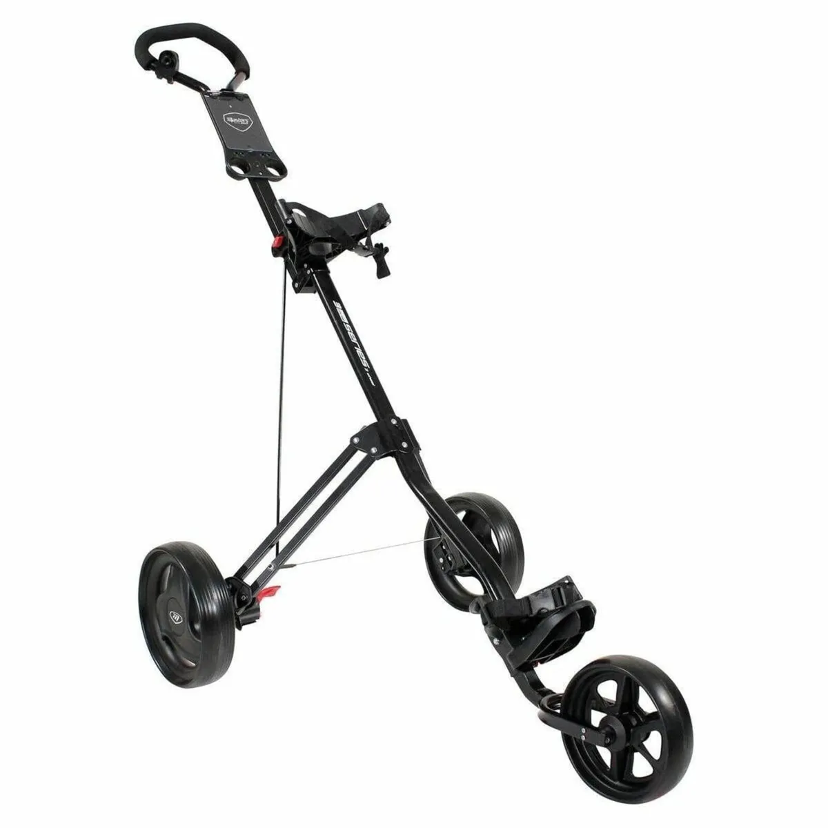 Masters 3 Series 3 Wheel Golf Trolley - Black - Image 1