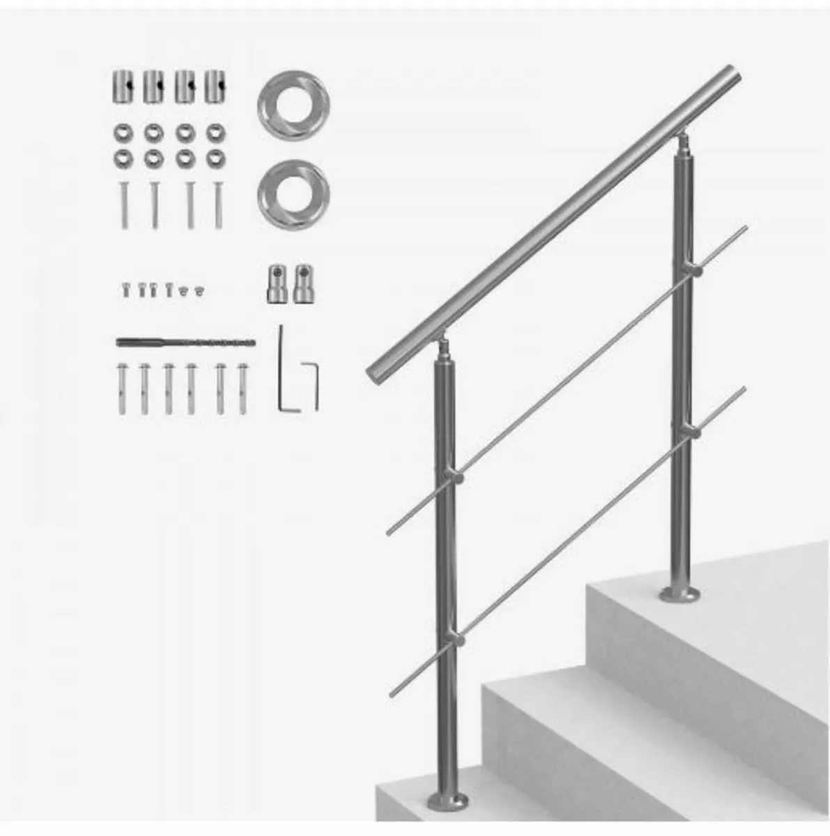 100.1 cm Handrails for Outdoor Steps - Image 1