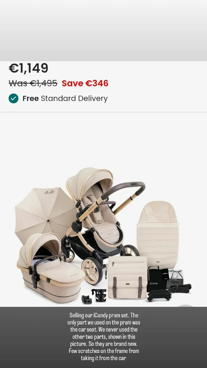 iCandy pram set - Image 1