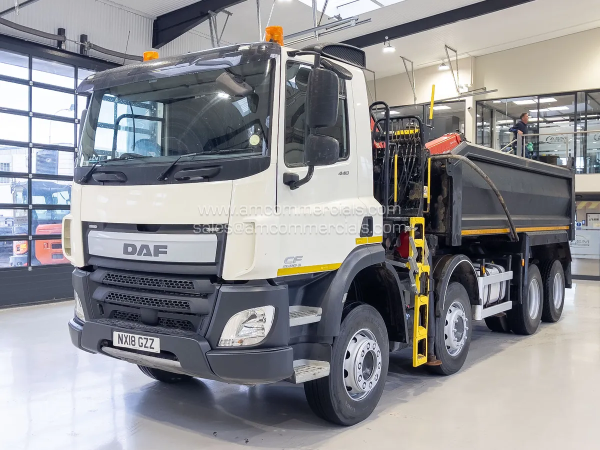 2018 DAF CF 440 CRANE MOUNTED TIPPER - Image 3