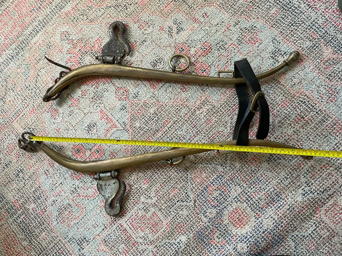 English leather heavy horse harness - Image 2