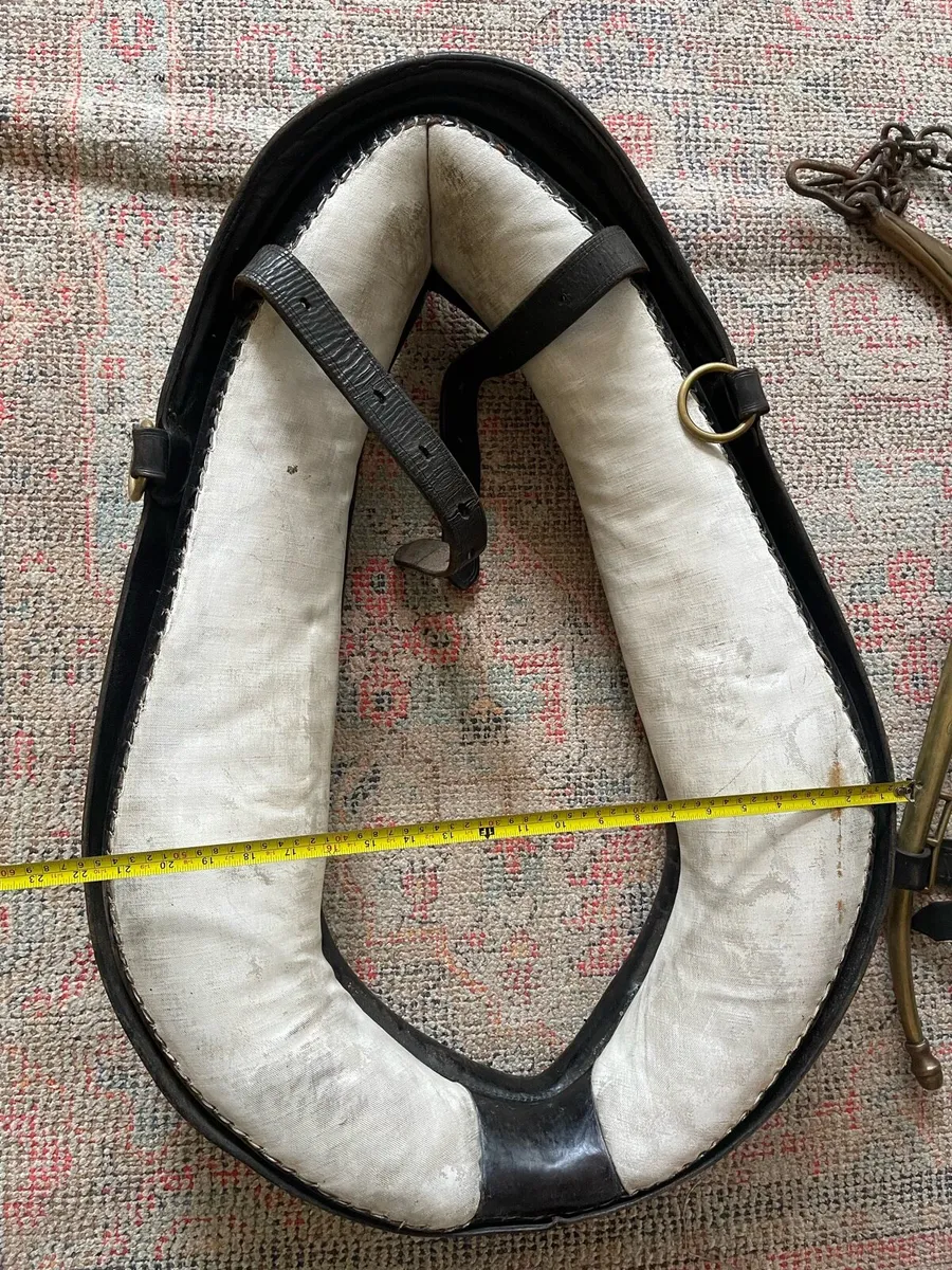 English leather heavy horse harness - Image 4