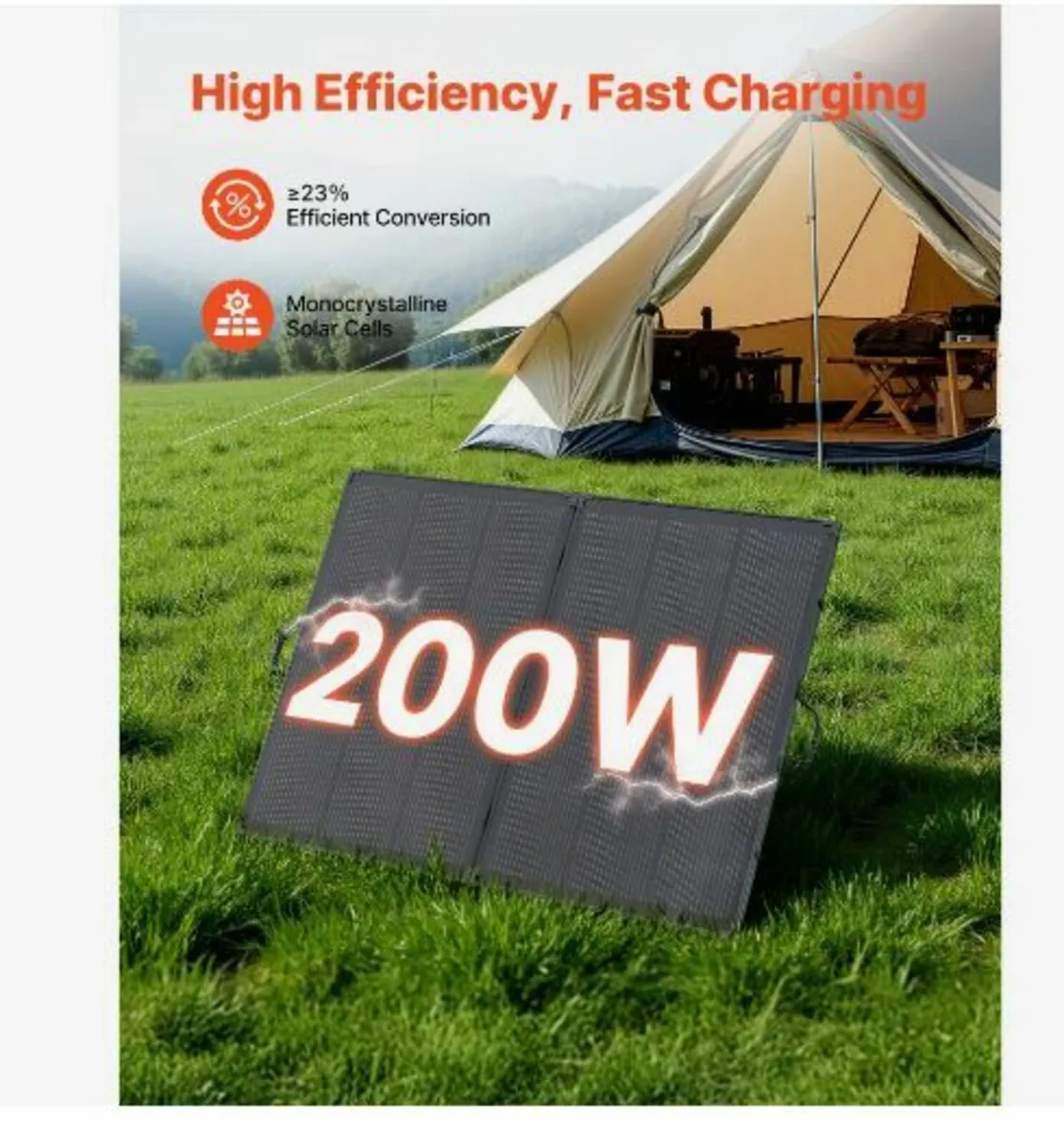 200W Foldable Solar Panel - Image 2