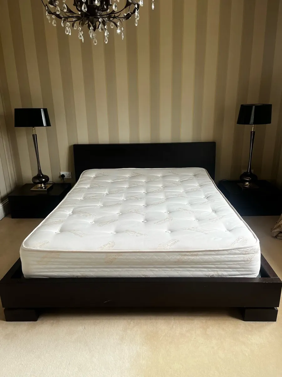 Beautiful Bed & Lockers Set - Image 1