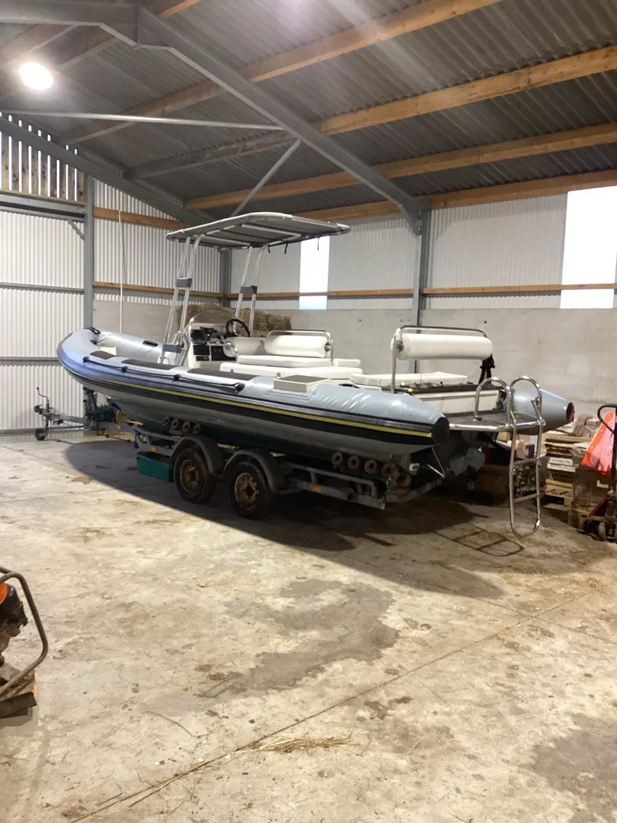 Ribtec 7.4m Diesel Rib with Hamilton Jet drive - Image 1