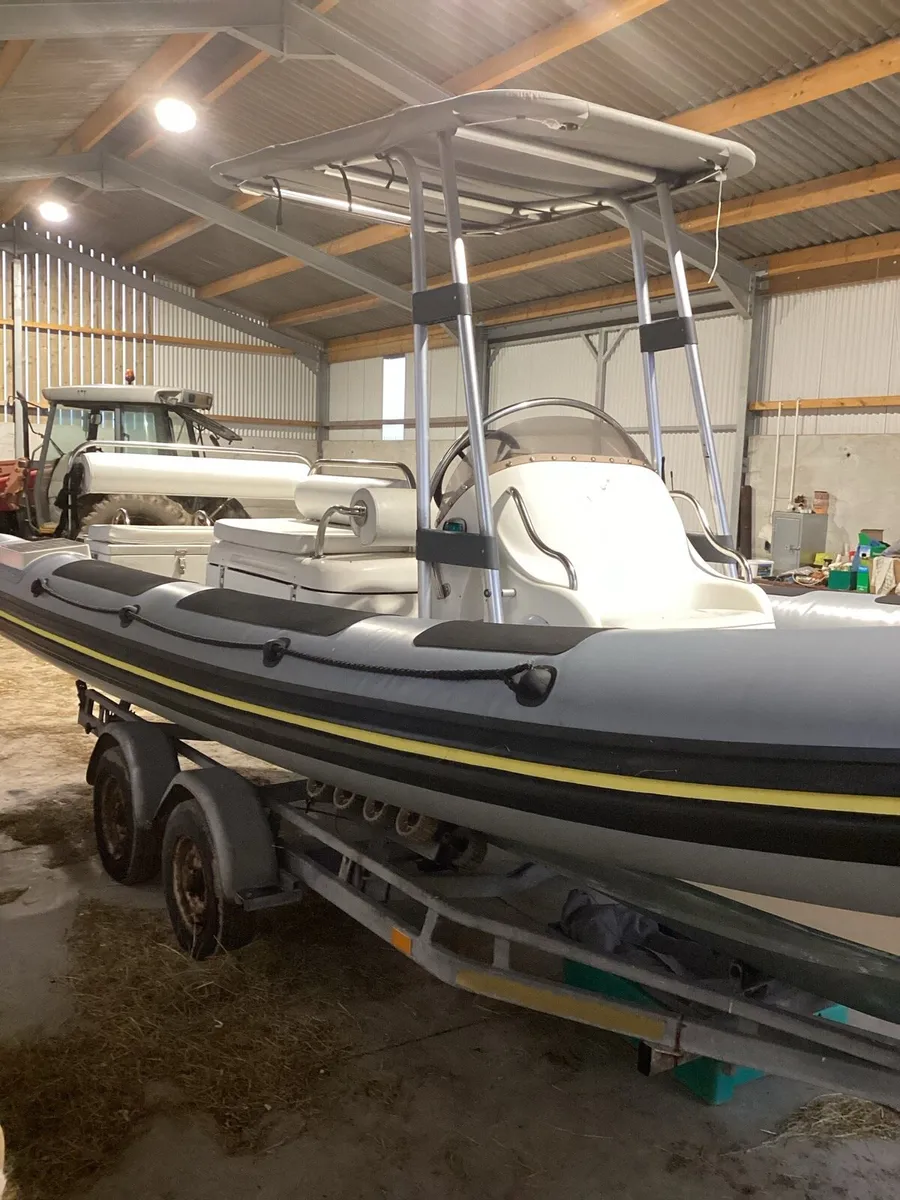 Ribtec 7.4m Diesel Rib with Hamilton Jet drive - Image 2