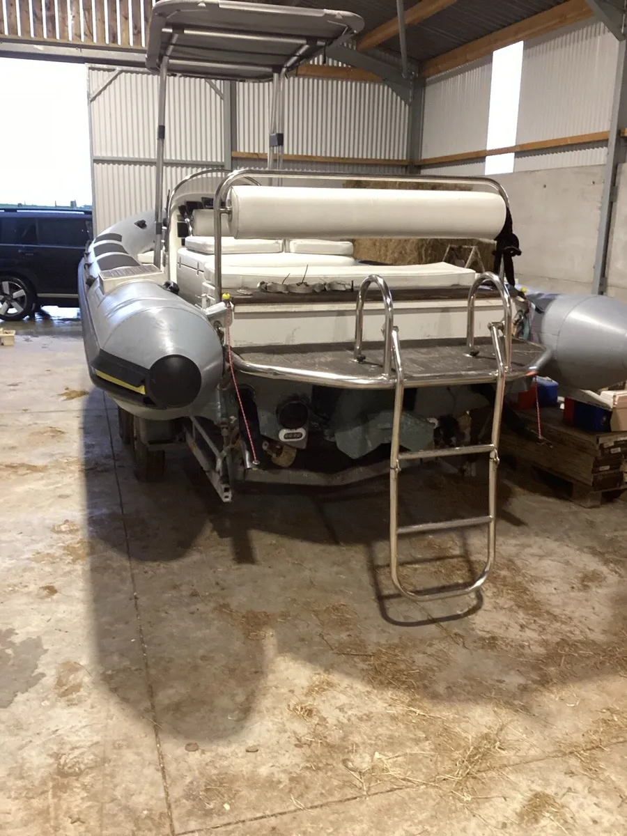 Ribtec 7.4m Diesel Rib with Hamilton Jet drive - Image 4