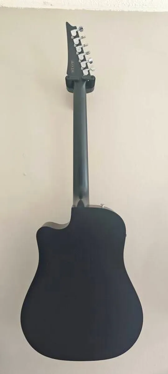 Ibanez Alt20-wk Electro Acoustic Guitar, Weathered Black Open Pore - Image 2