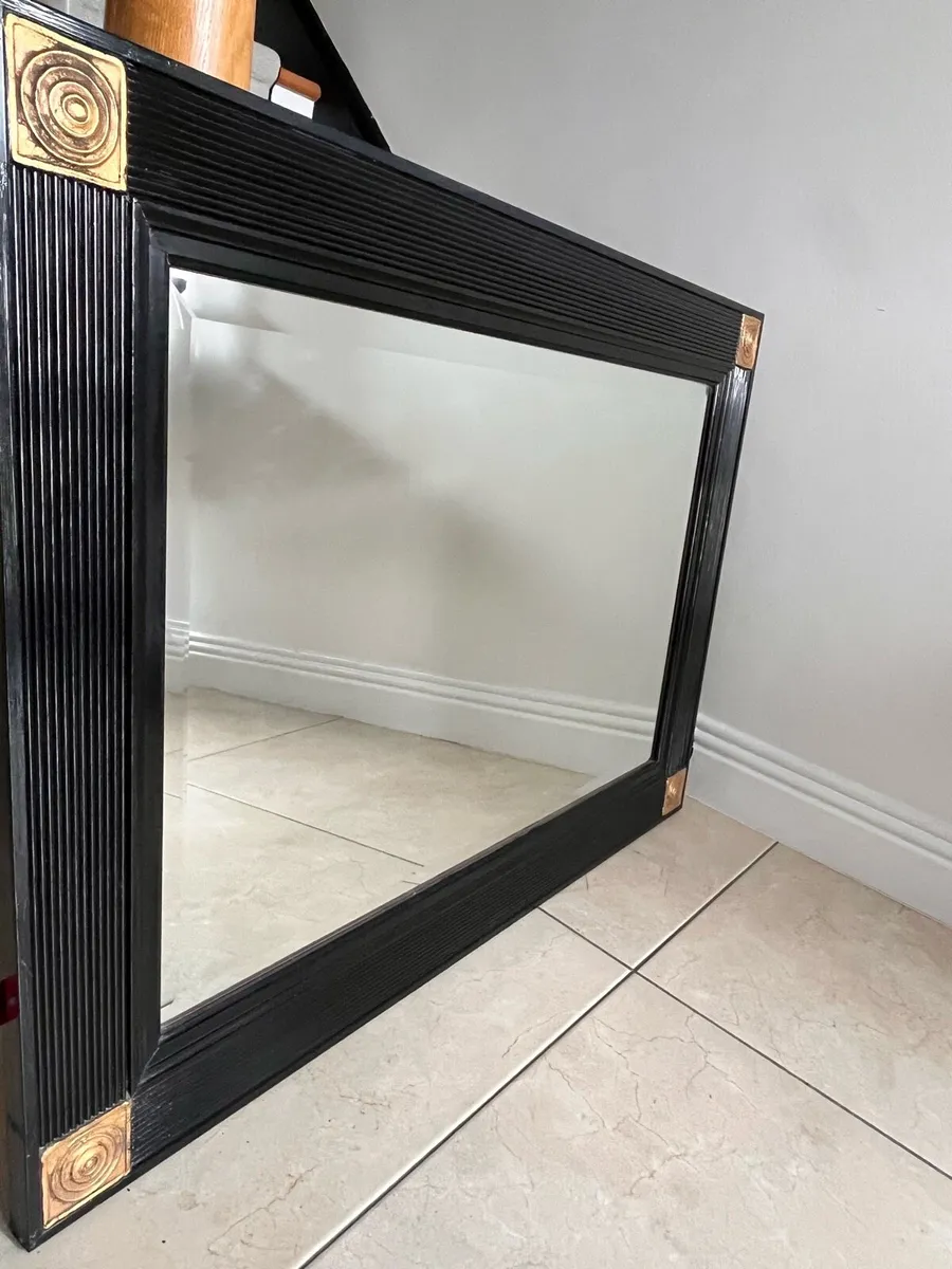 Large black mirror 37” x 27” - Image 2