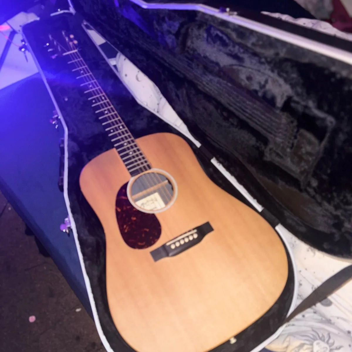 Martin & Co X series DX1RAE guitar with gator case - Image 1