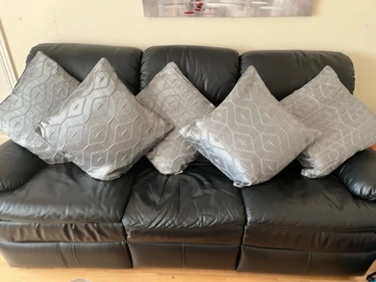 Silver Cushions (Large x 5)