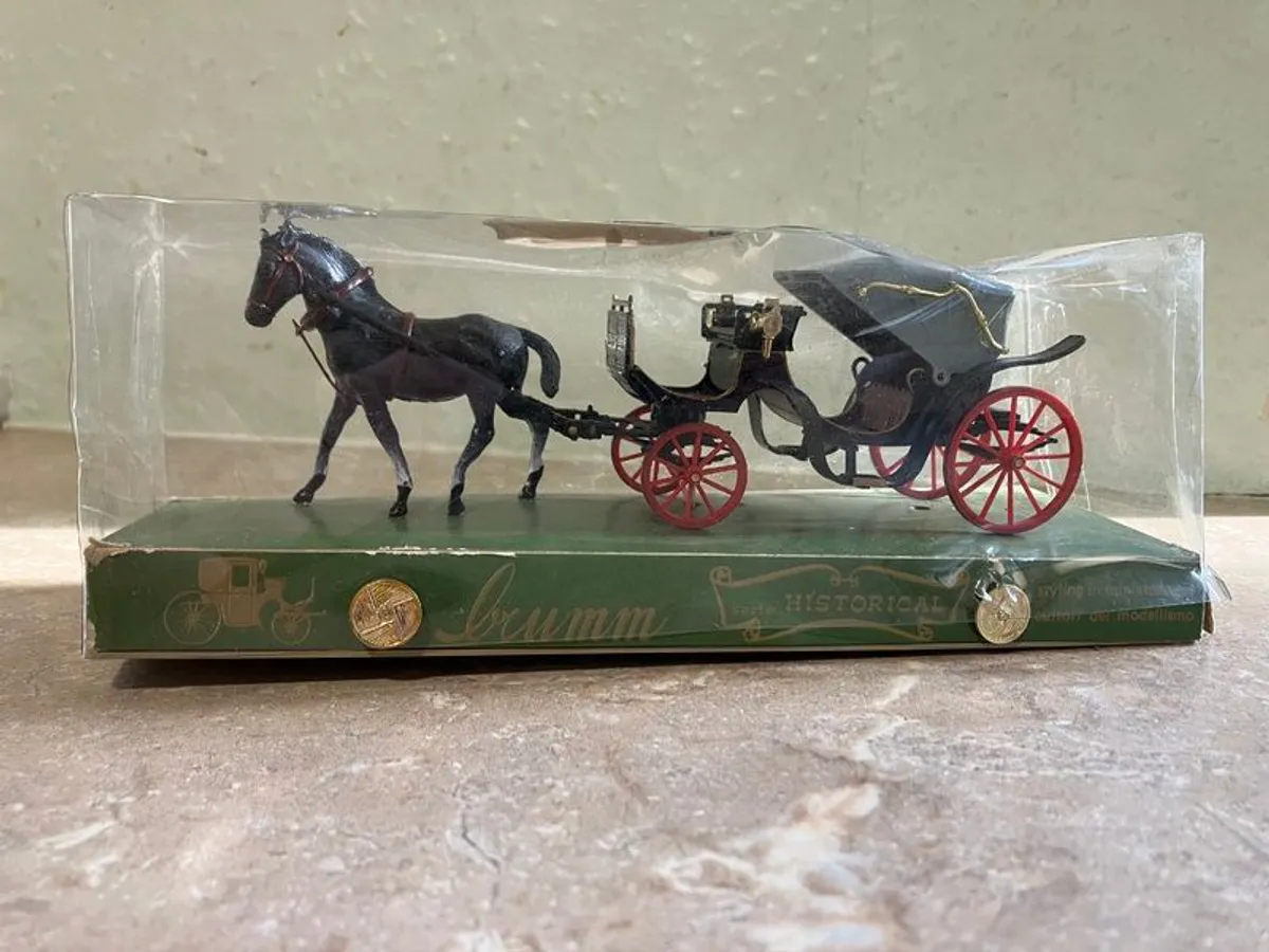 Brumm Historical Series Two Horse Drawn Carriages - Image 1