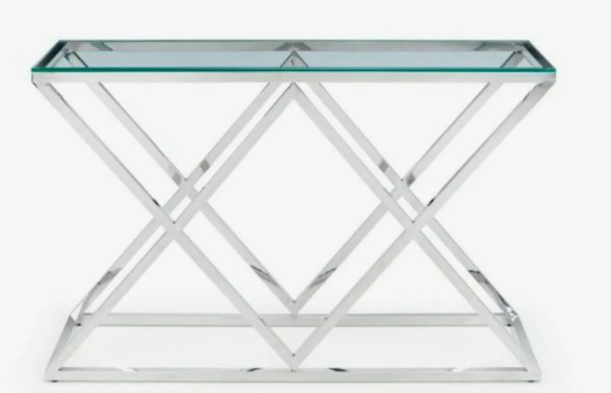 Glass console table - Image 1