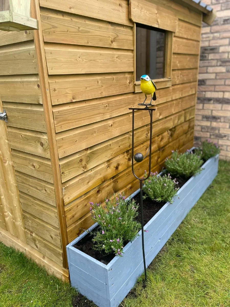 Outdoor Wooden Planters - Image 1