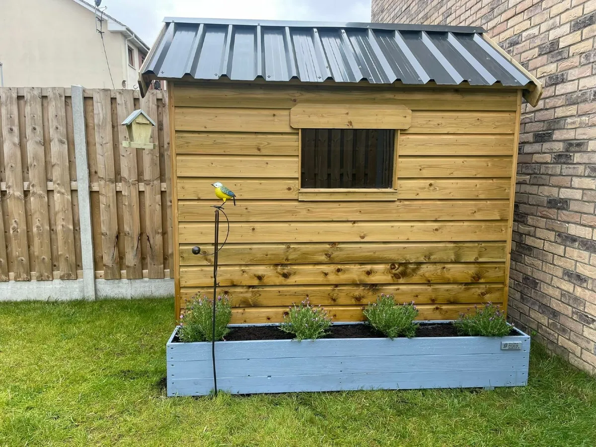 Outdoor Wooden Planters - Image 2