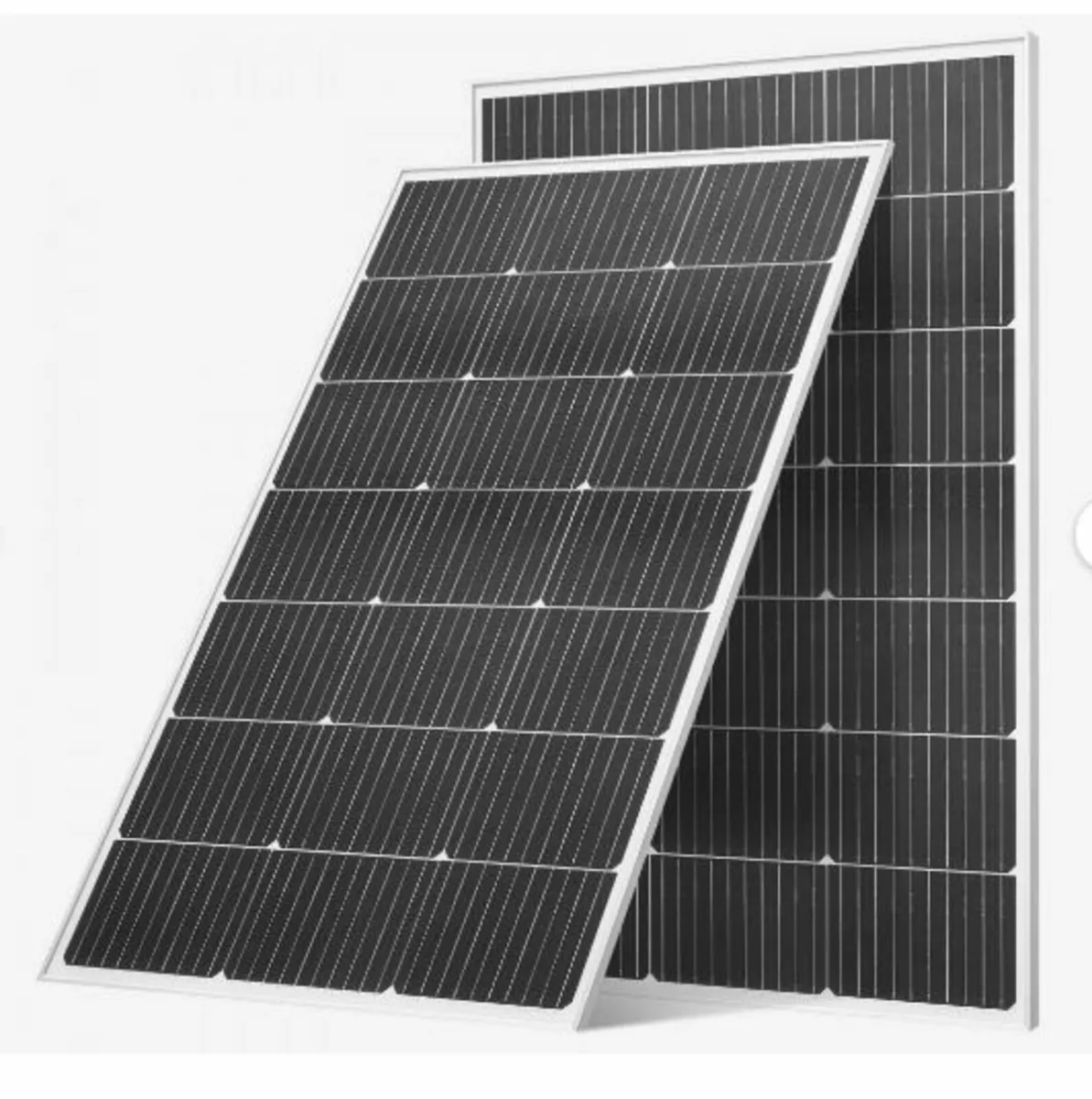 2PCS 100W Monocrystalline Solar Panels - Image 1