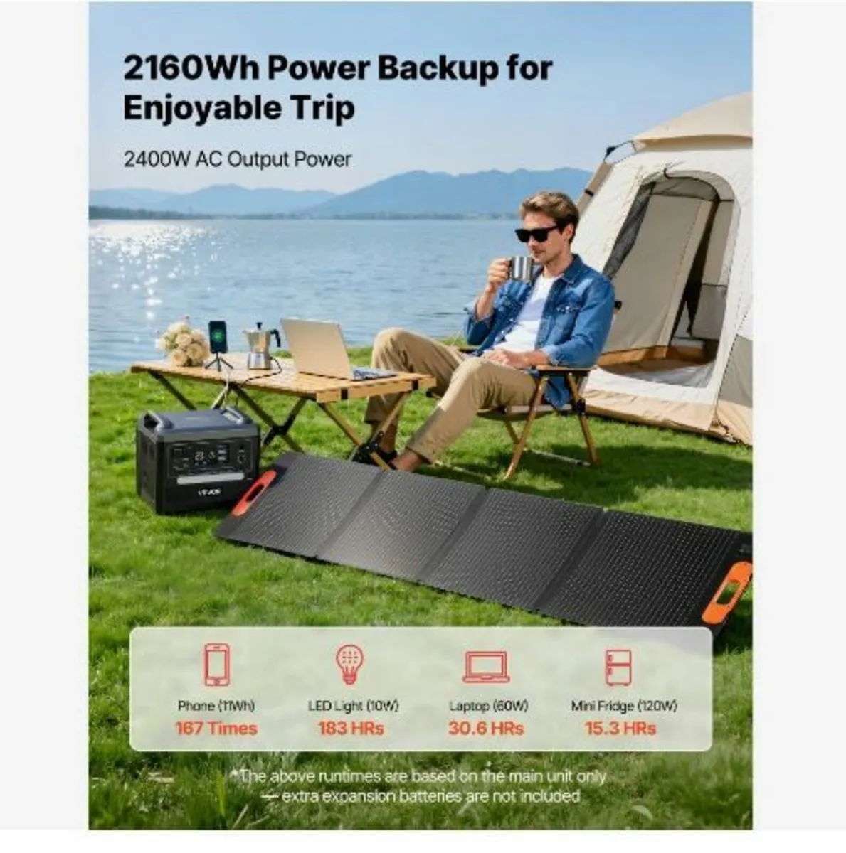 Portable Power Station, 2400W - Image 3