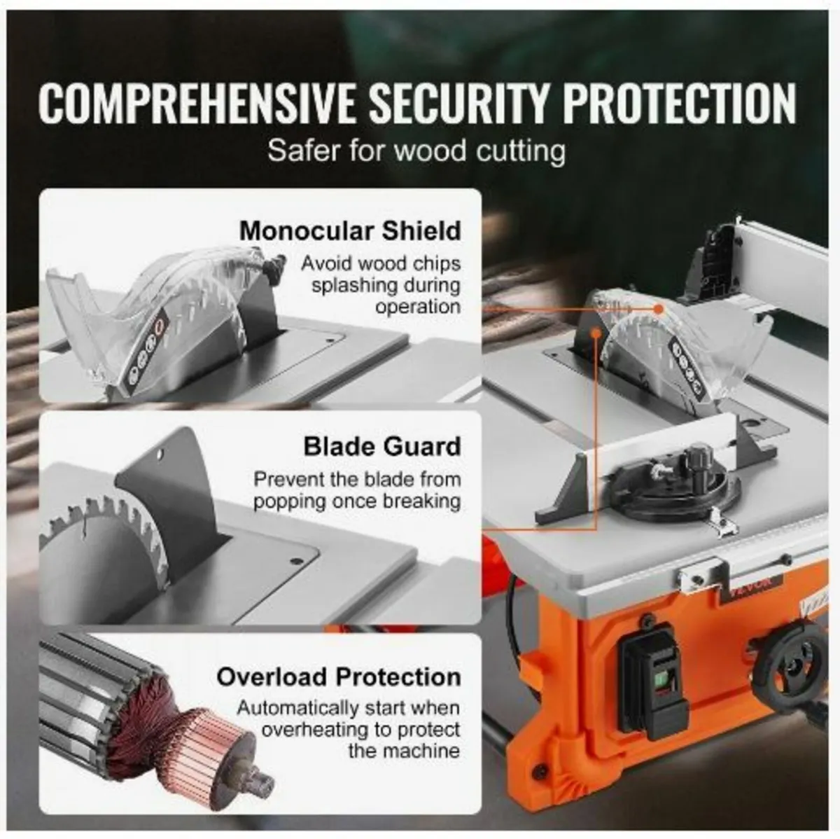 1800 W Table Saw Electric Cutting Machine - Image 4