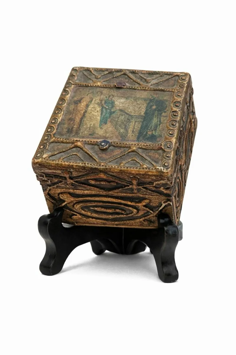 Antique Italian Florentine Gilded Wooden Box - Image 4