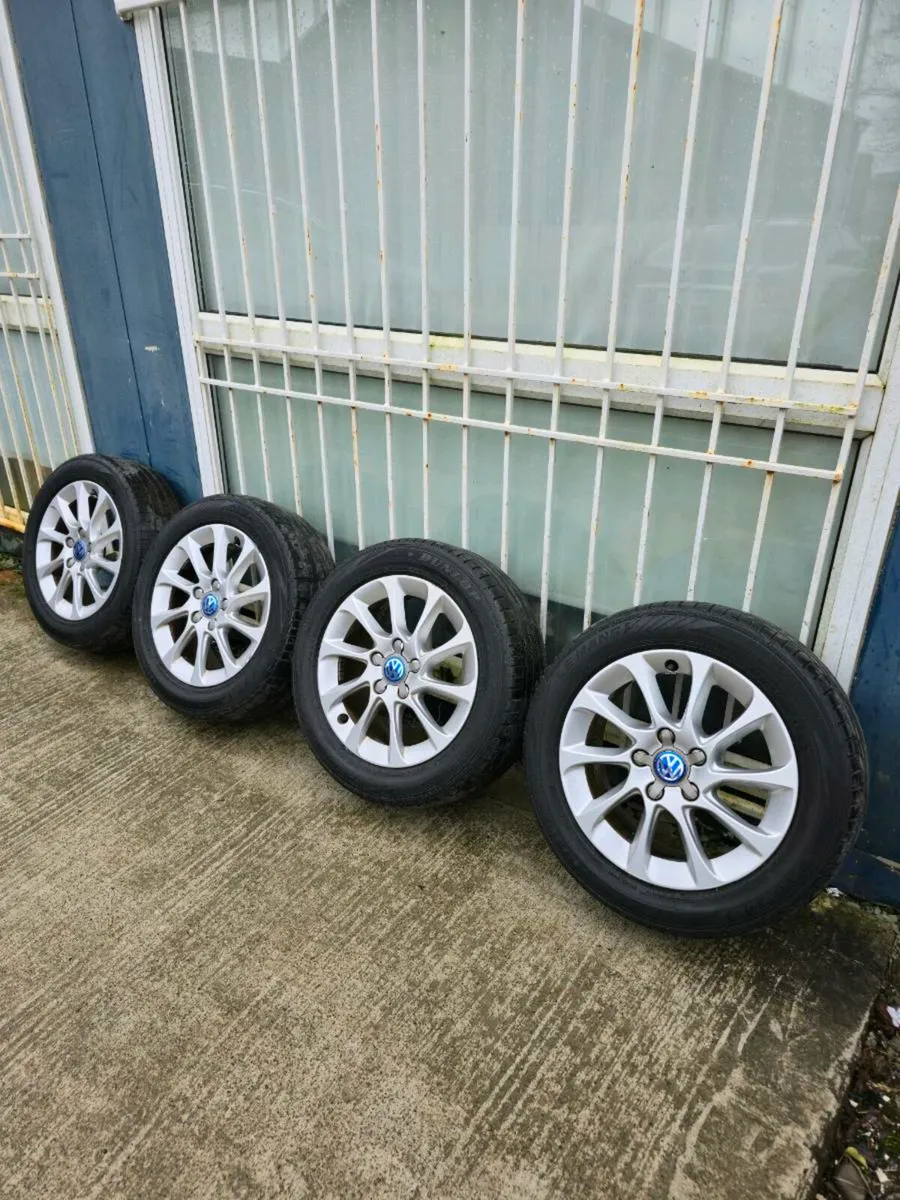 Set of 16" 5x112 Alloys ,VW, Seat, Skoda etc - Image 1