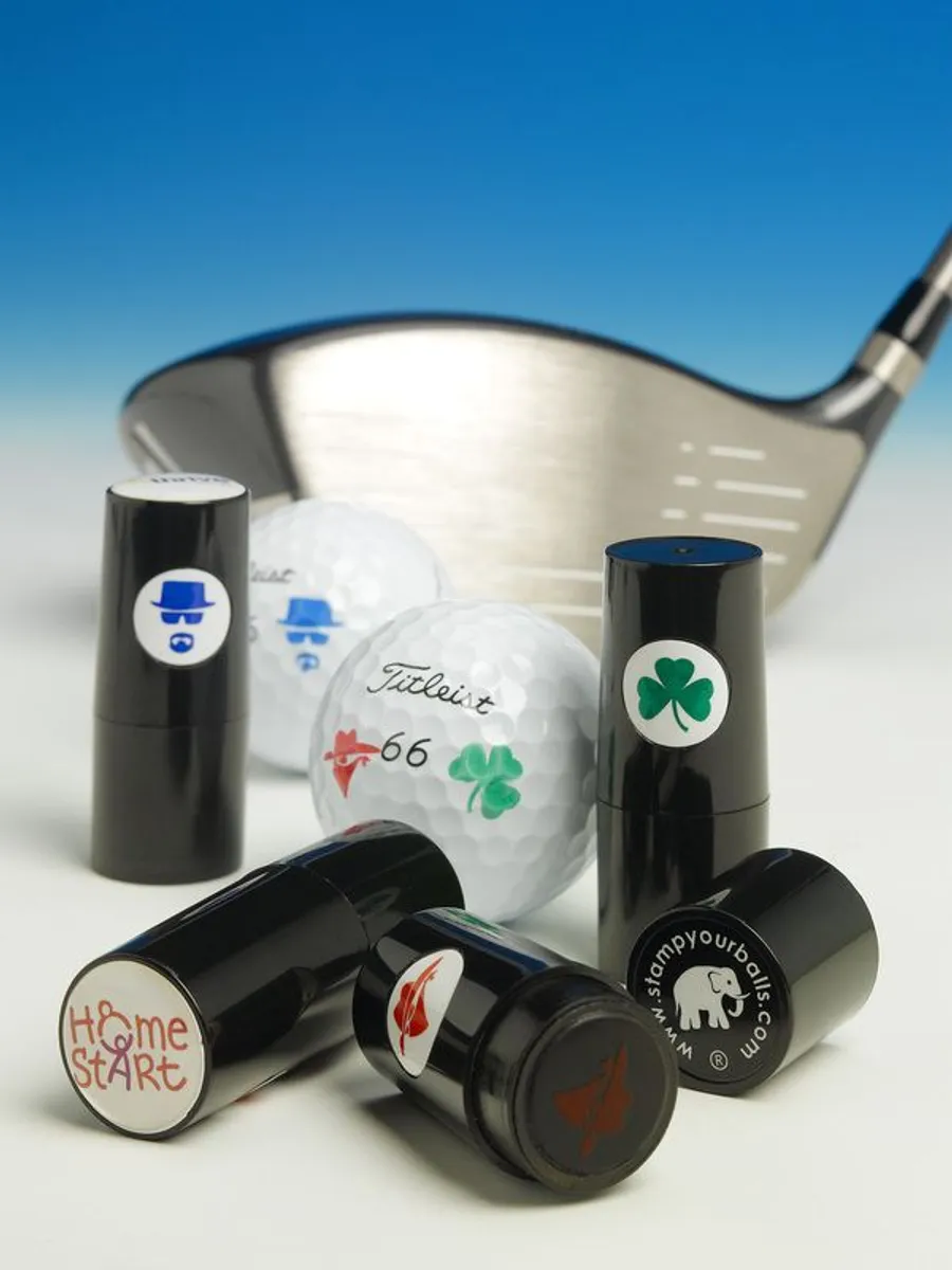 Ball Stamp - Blue Harp - Image 2