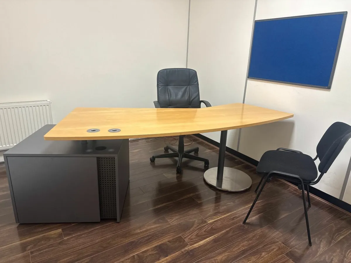 Online Auction Of A Desk & Chairs & More! - Image 1