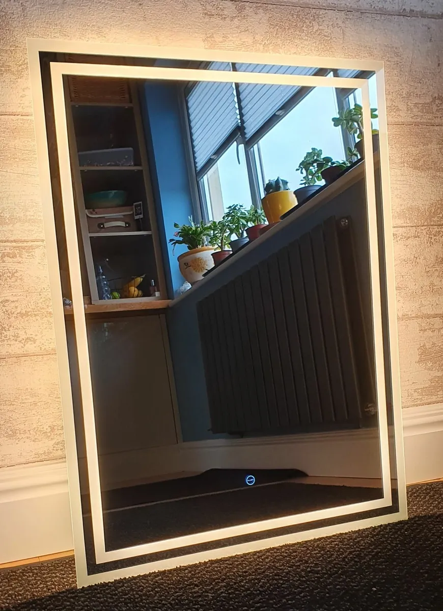 LED Bathroom Mirror Antifog Demister  60cm - Image 3