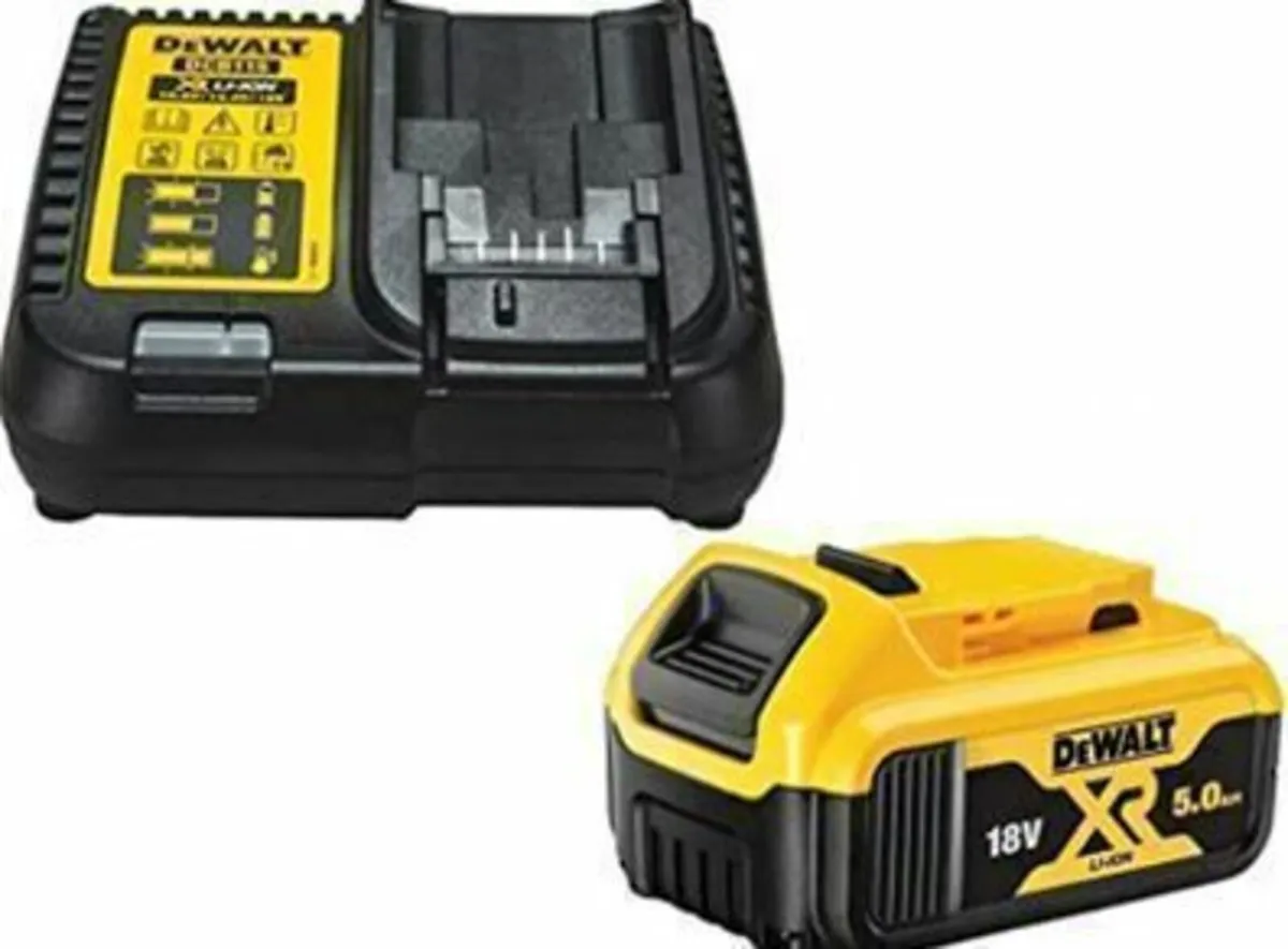 Dewalt 18v Dcb184 5ah Battery & Charger Bundle