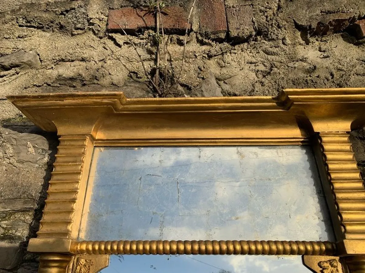 19th century gilt peer glass mirror - Image 2
