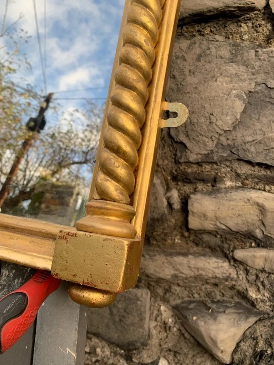 19th century gilt peer glass mirror - Image 3