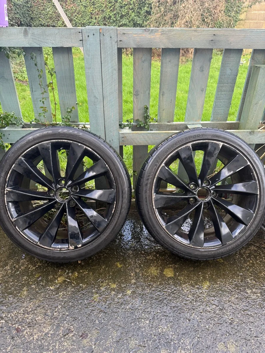 Genuine VW spiral alloys 18” NO CRACKS OR BUCKLES - Image 2