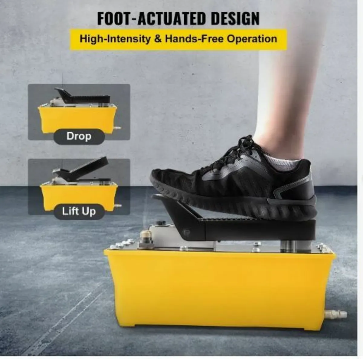 Air Hydraulic Pump, 10,000 PSI Hydraulic Foot - Image 2