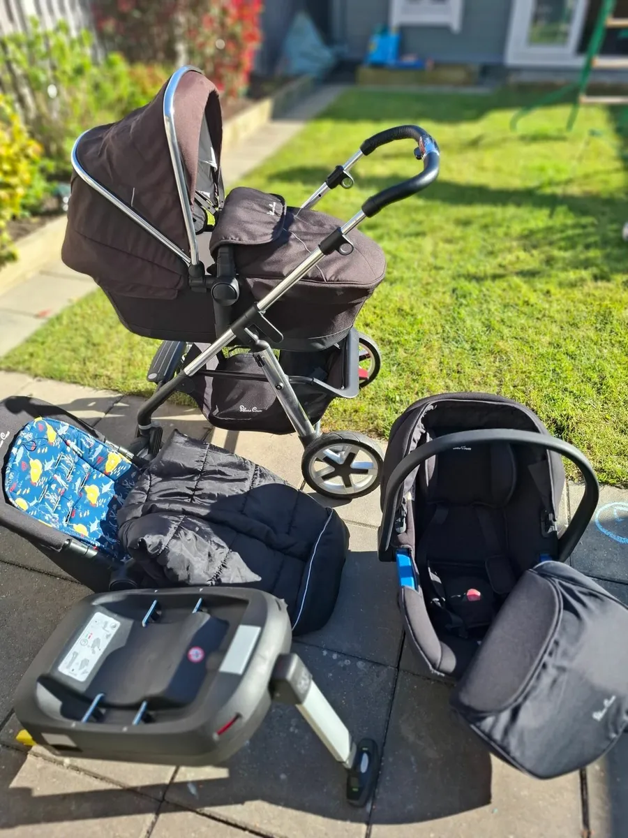 Silver Cross Travel System 3 in 1 Buggy - Image 1