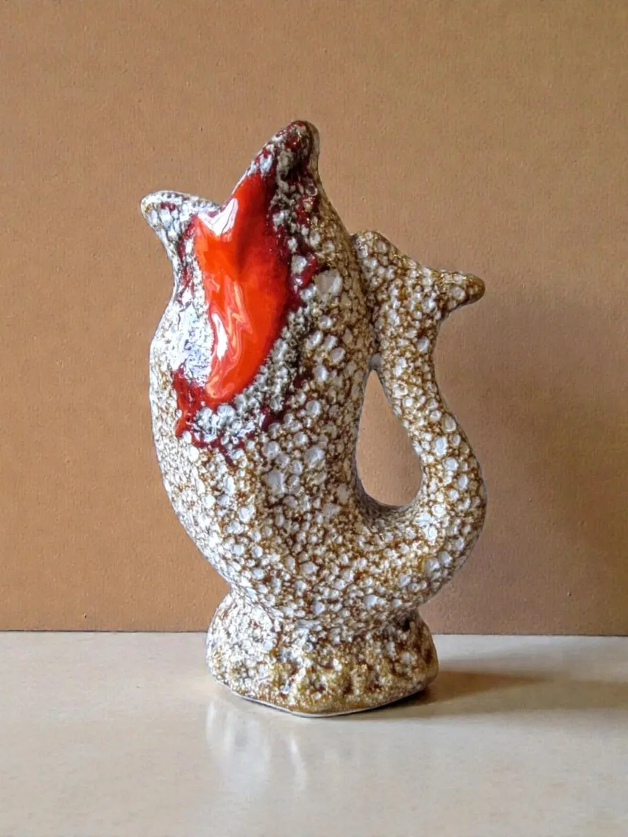 Largr 1970s fish vase - Image 1
