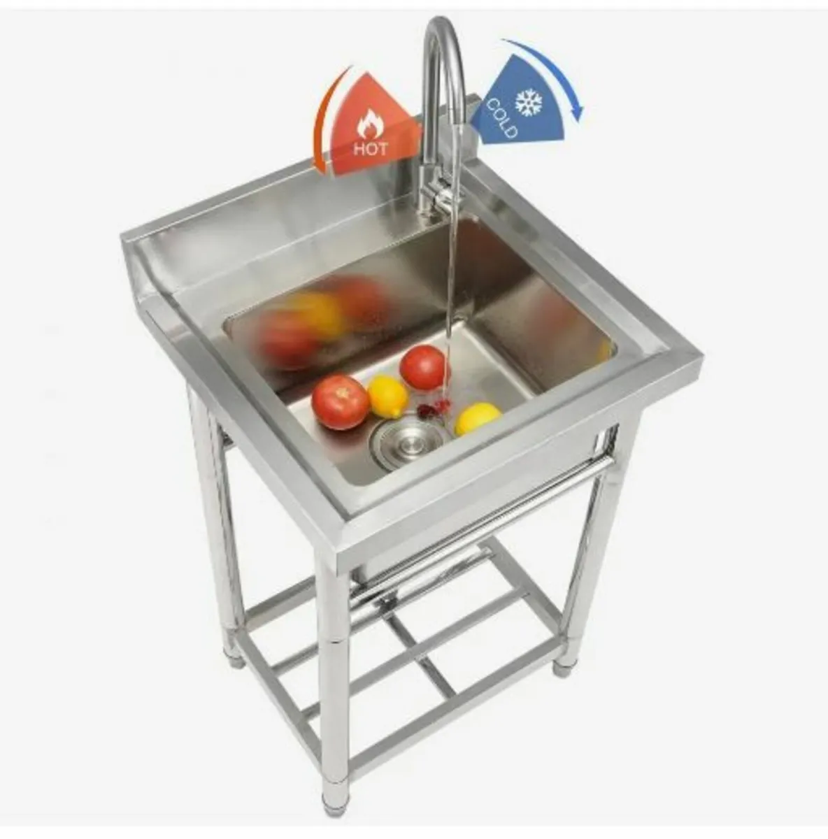 Stainless Steel Utility Sink - Image 1