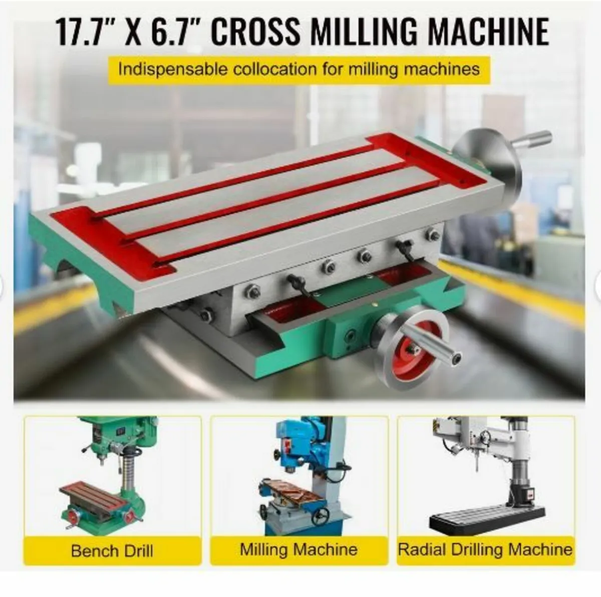 Milling Table 17.7×6.7Inch (450 x 170 mm) - Image 2