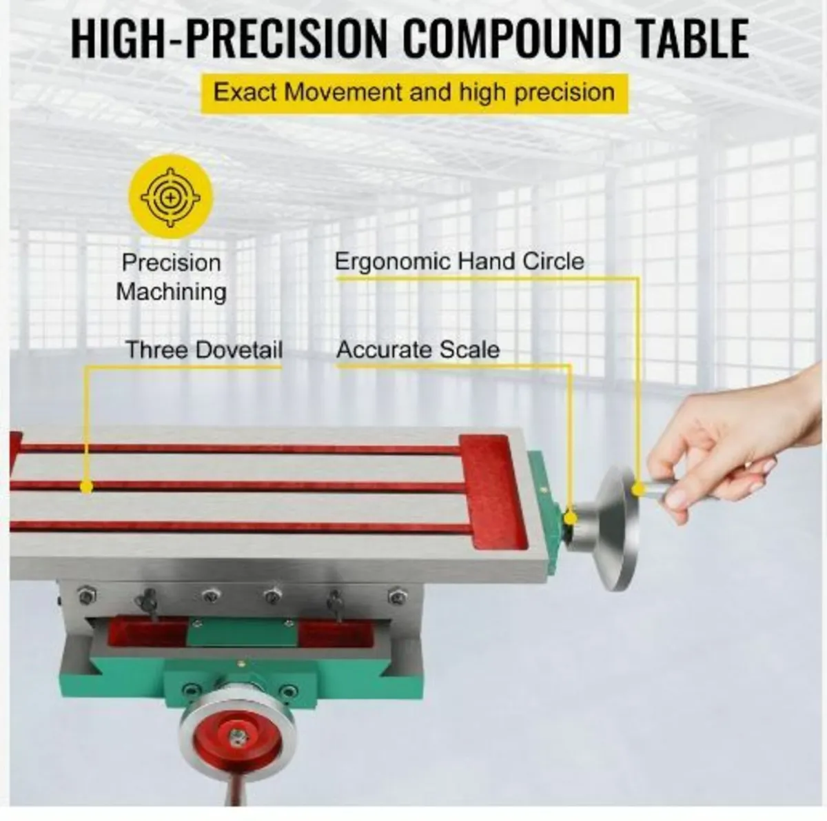 Milling Table 17.7×6.7Inch (450 x 170 mm) - Image 3