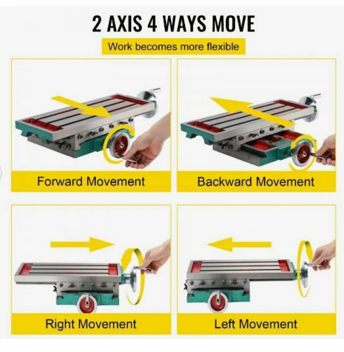 Milling Table 17.7×6.7Inch (450 x 170 mm) - Image 4
