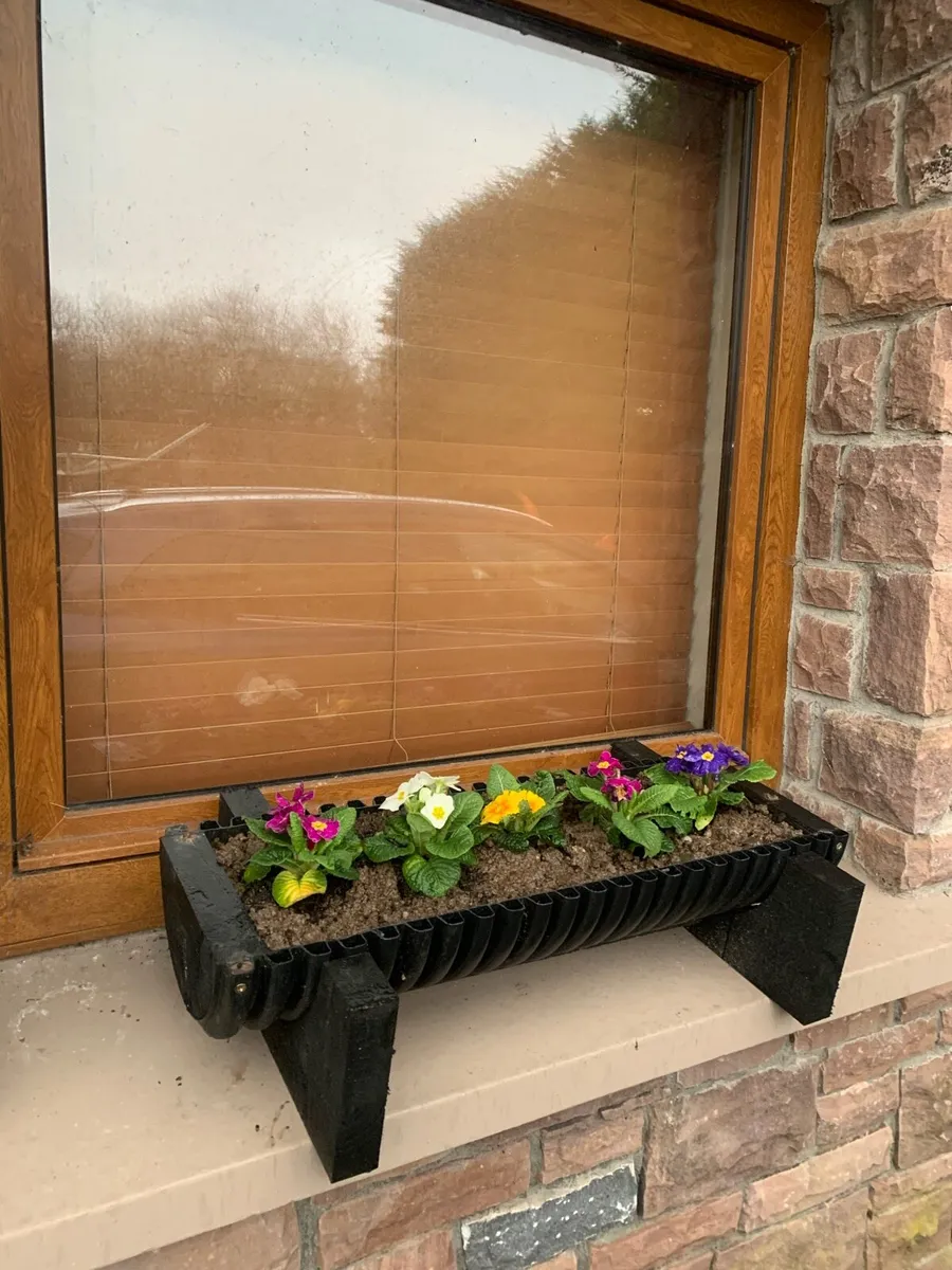 🌸 Handmade Window Flower Boxes - Image 1