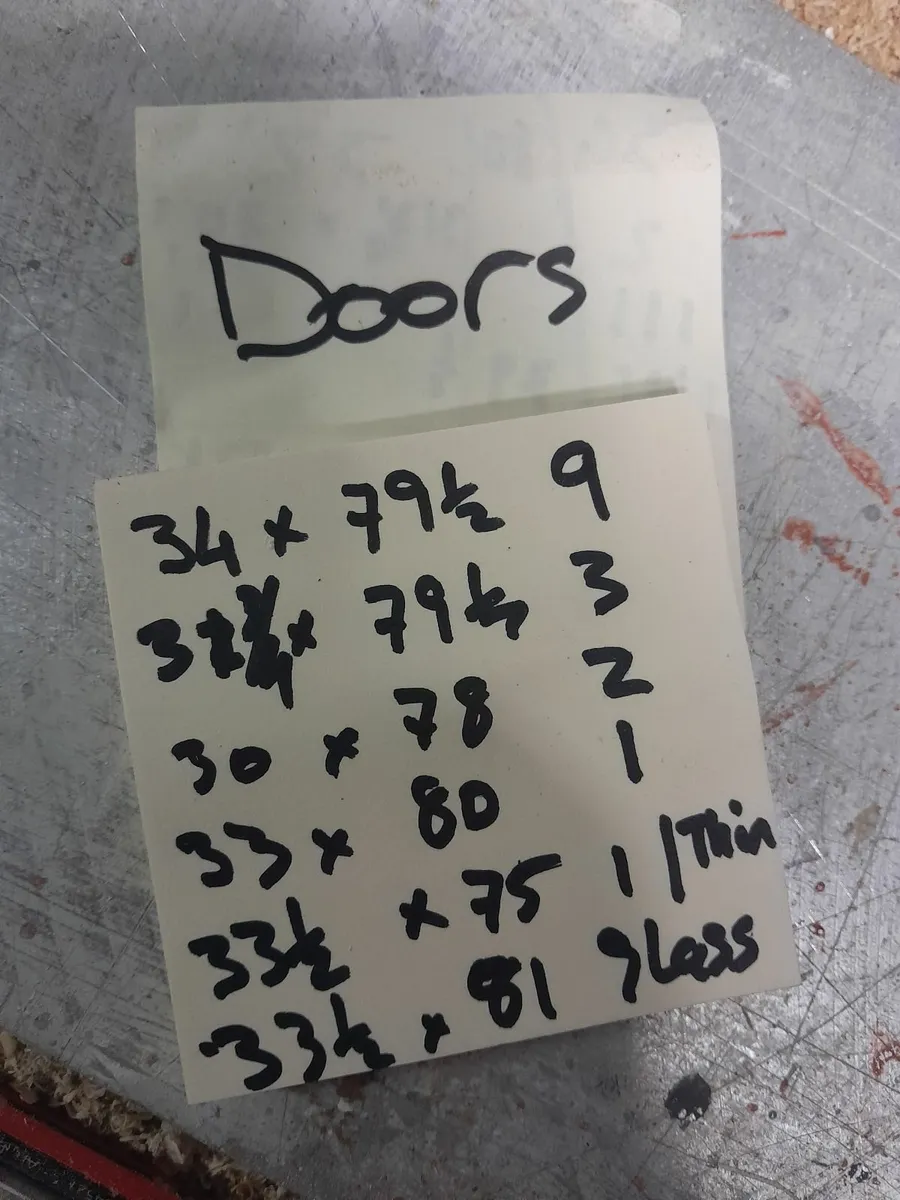 pine stripped antique pine doors - Image 3